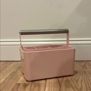 Pink Storage Caddy with Handle